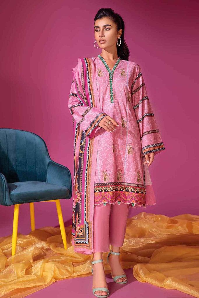 Gul Ahmed Summer 2022 · Essential 3PC Collection – 3PC  Digital Printed Lawn Suit CL-12524 A