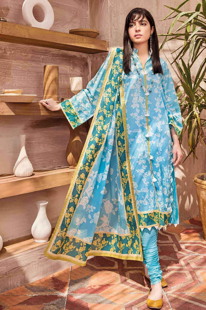 Gul Ahmed Summer 2022 · Essential 3PC Collection – 3PC Printed Lawn Suit CL-1241 A