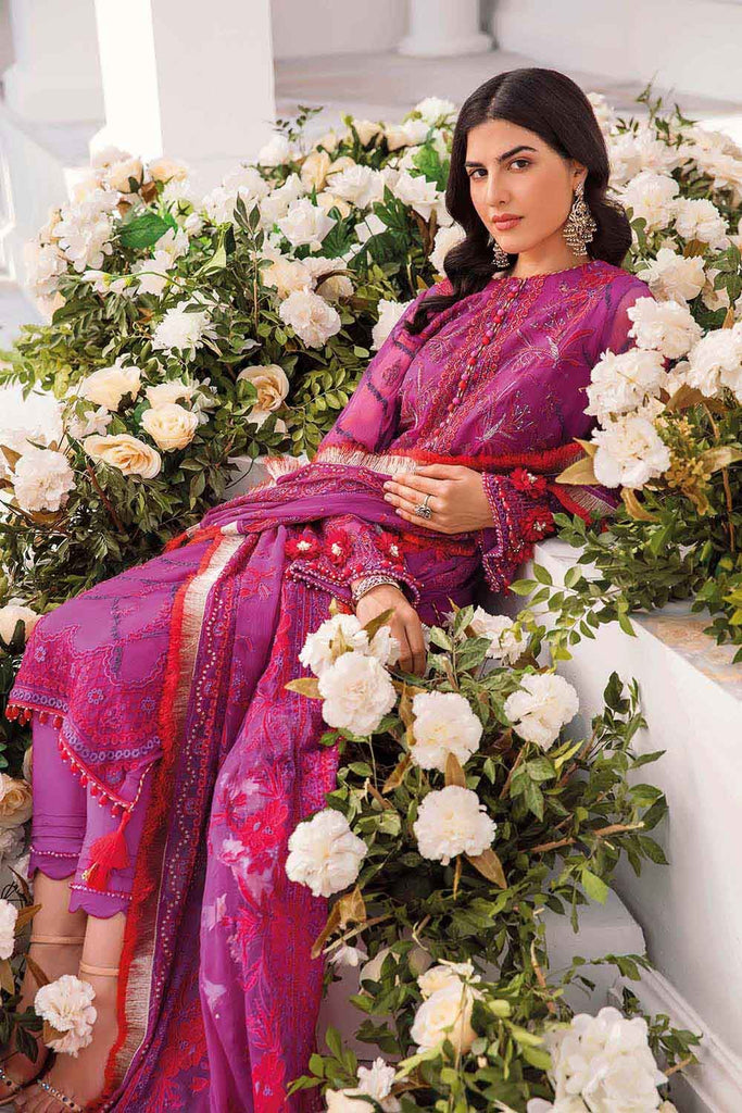 Gul Ahmed Summer · Premium Collection – 3PC Chiffon Embroidered Suit LE-22005