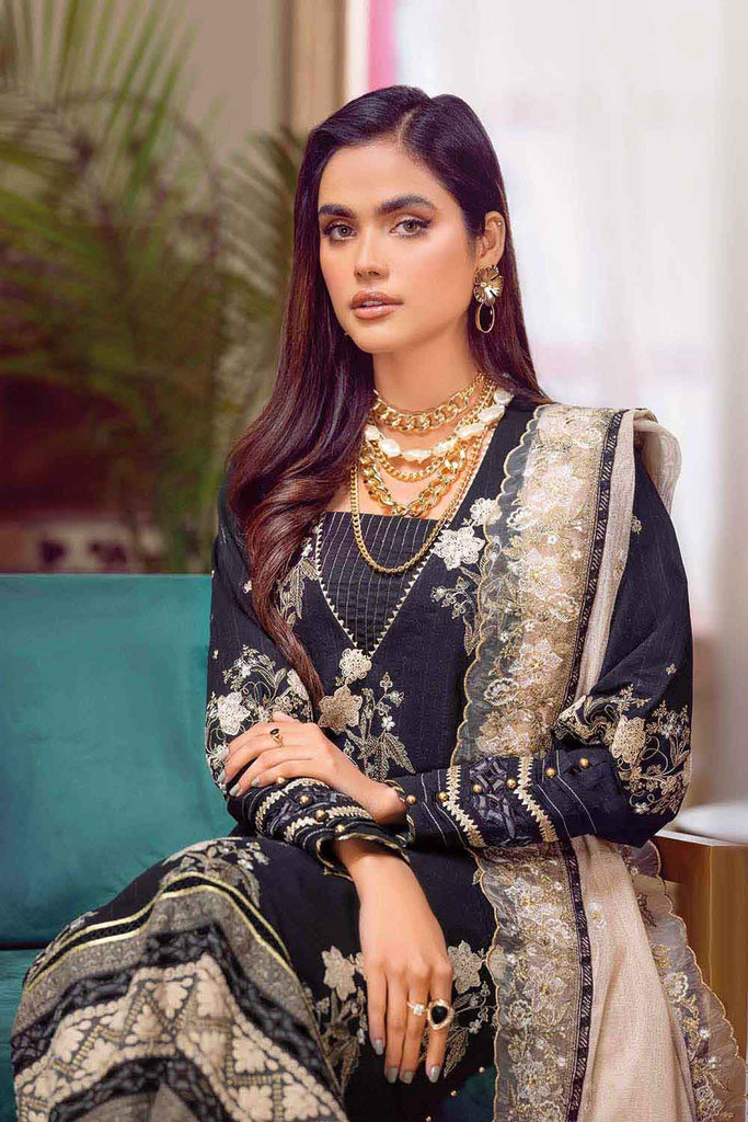 Gul Ahmed Summer 2022 · Premium Collection – 3PC Swiss Voile Embroidered Suit LSV-22032