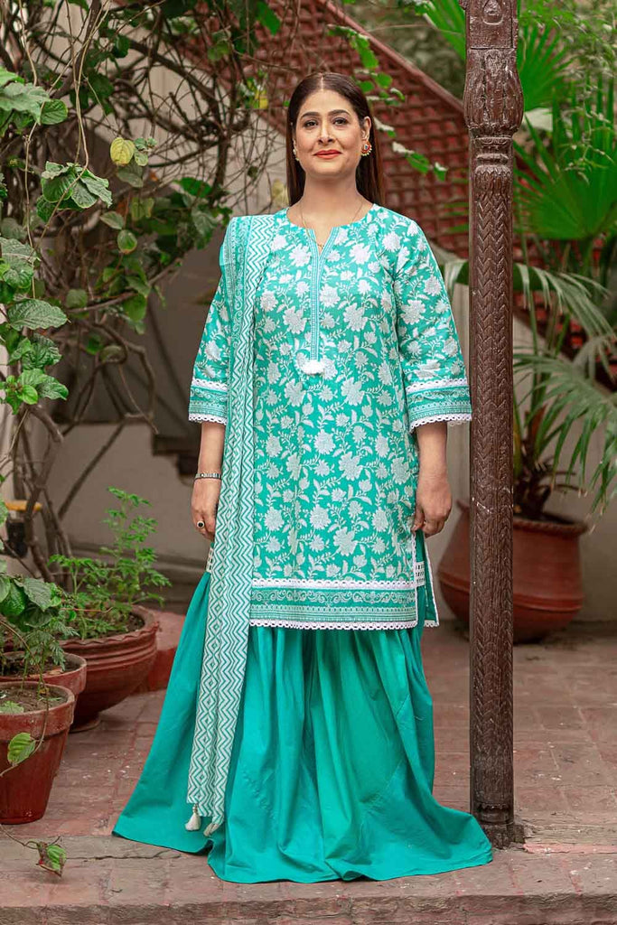 Gul Ahmed Summer 2022 · Tribute Collection – 3PC Lawn Printed Suit CL-22139 A