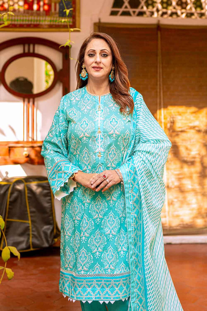 Gul Ahmed Summer 2022 · Tribute Collection – 3PC Lawn Printed Suit  CL-22151 B