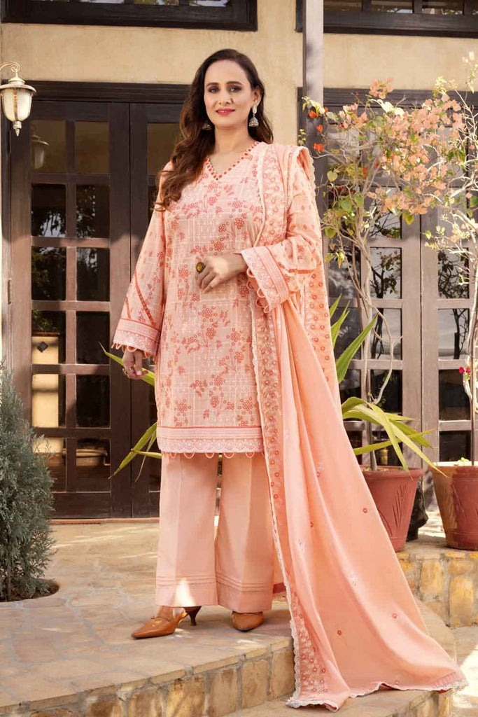 Gul Ahmed Summer 2022 · Tribute Collection – 3PC Lawn Suit With Embroidered Denting Lawn Dupatta DM-22011
