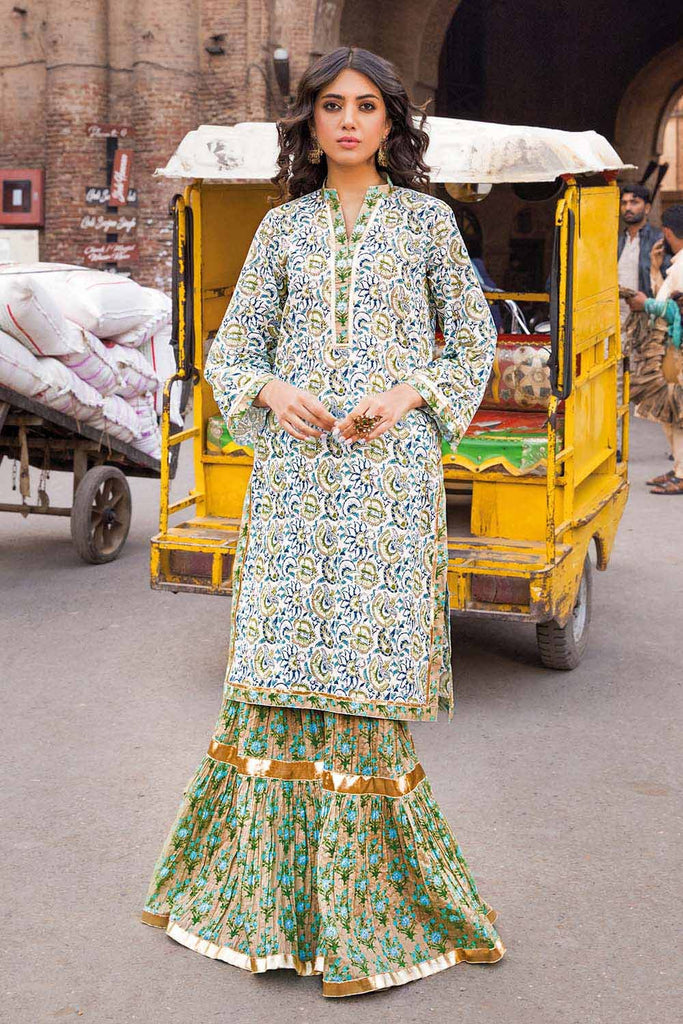 Gul Ahmed Summer Vintage Garden – 2PC Lawn Printed Shirt Trousers Suit TL-32028 A