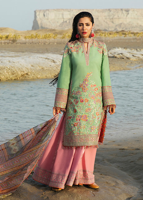 Hussain Rehar Rahgoli Luxury Lawn Collection 2022 – Shat