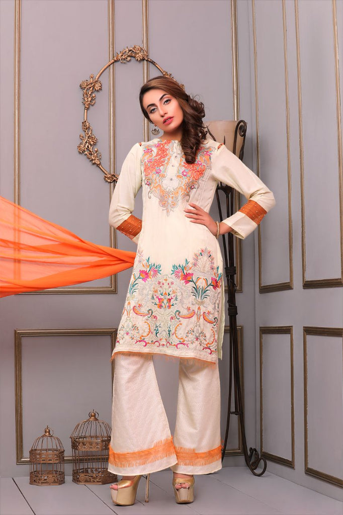 Needlez By Shalimar - Stay Bloom Cotton Net Collection – 002730 B