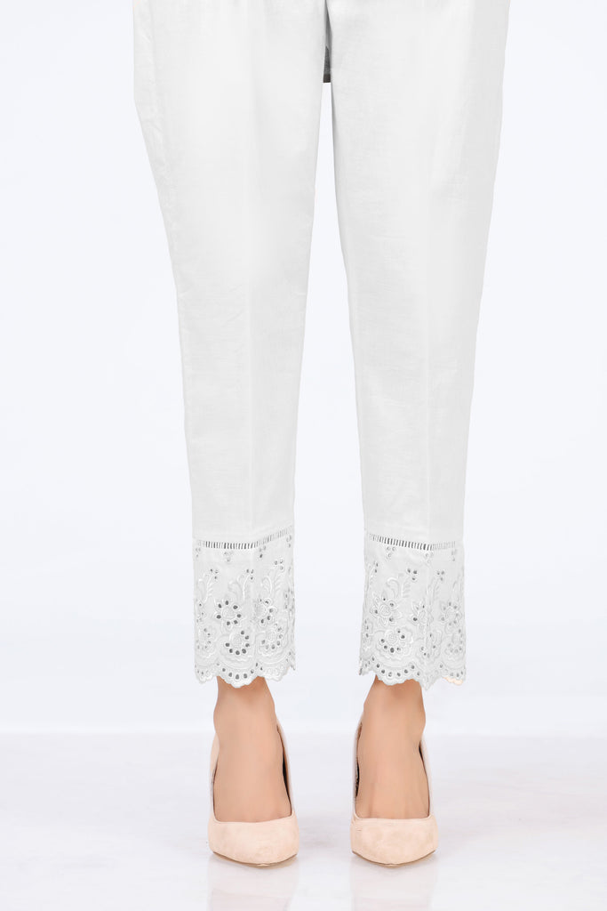 LSM Lakhany 1 Piece Embroidered Cambric Pret Trousers – 2332-W