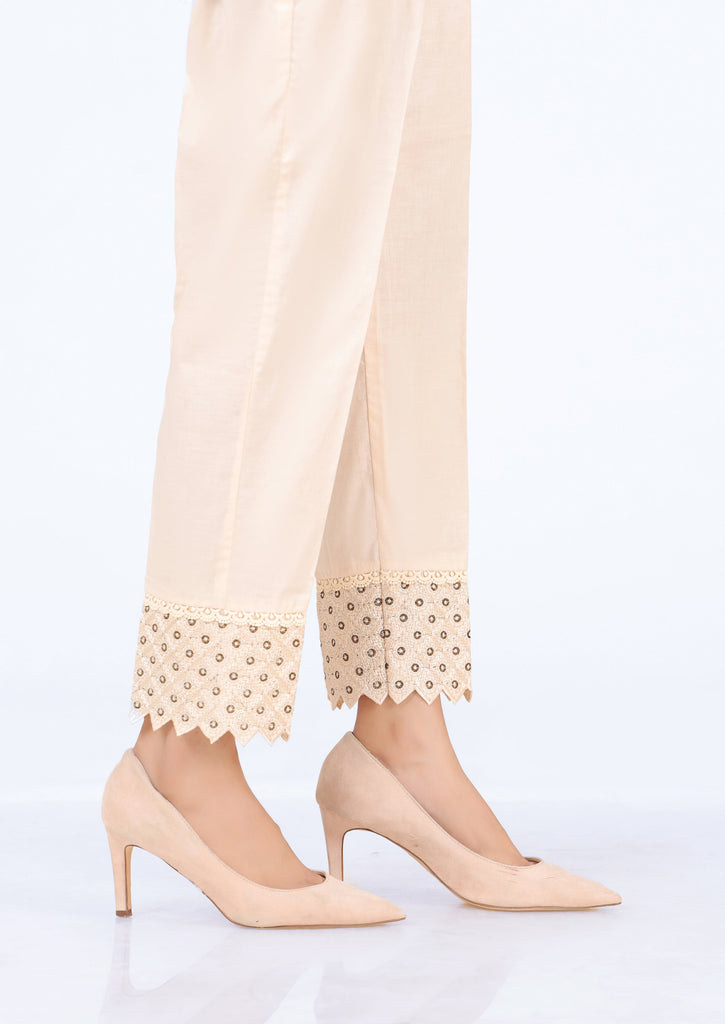 LSM Lakhany 1 Piece Embroidered Cambric Pret Trousers – 2329-BG
