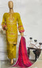 Mairah Printed Linen Embroidered - Design-08