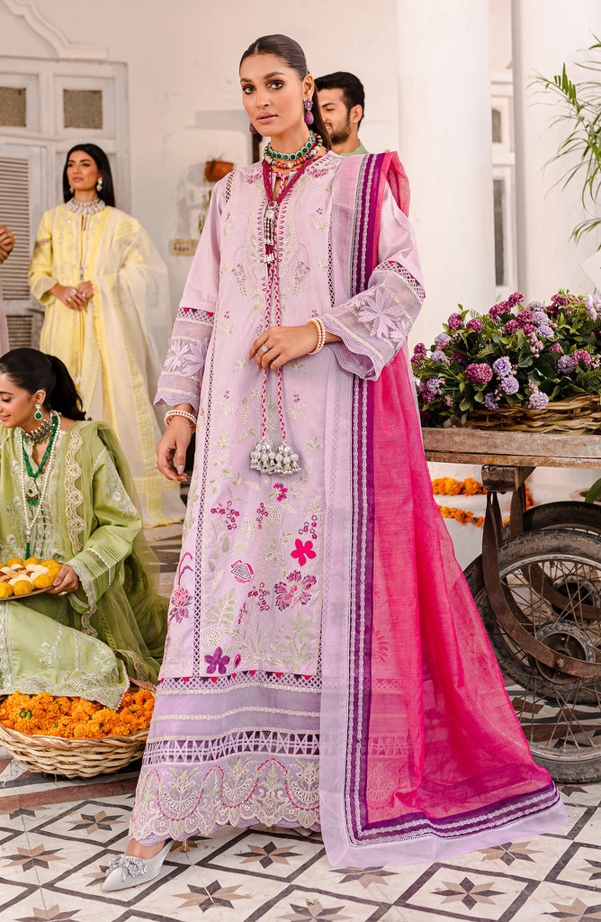 Maryum N Maria Jashan-e-Eid Luxury Lawn Formal Collection – Berry (MLFD-135)