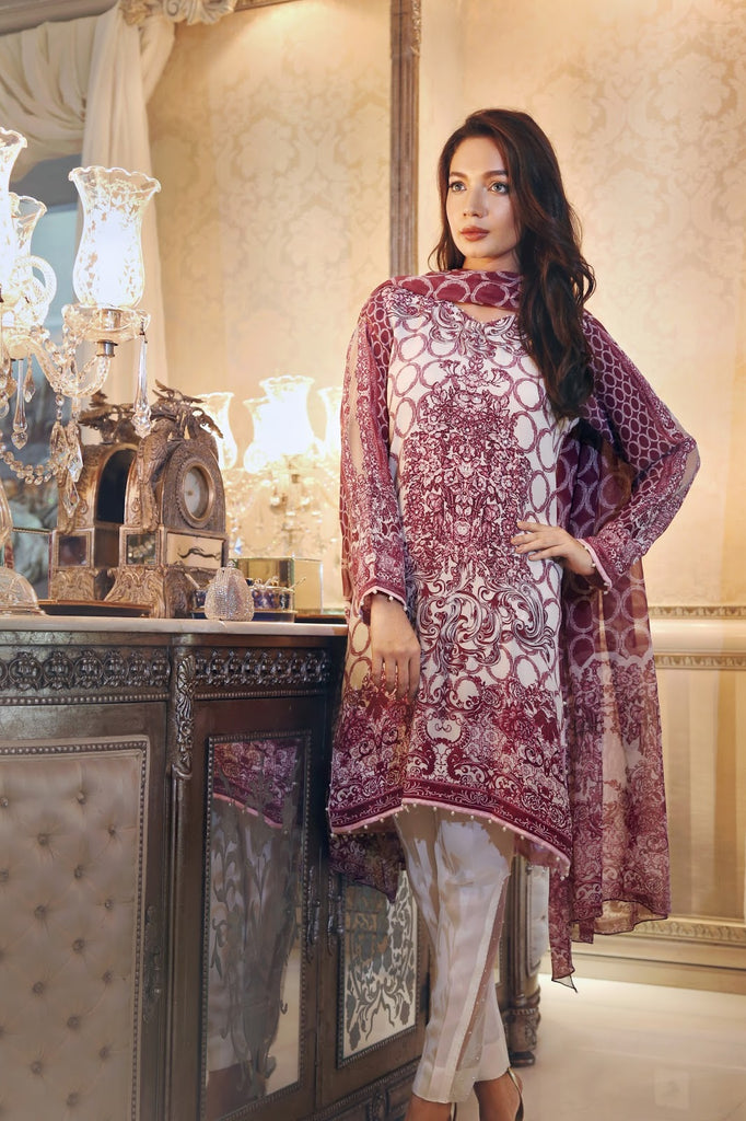 Noor by Saadia Asad Silk Collection - Orchard Bliss - 02