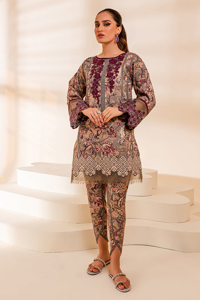 Jade Flora Cotton Satin 2PC Collection – D-20086