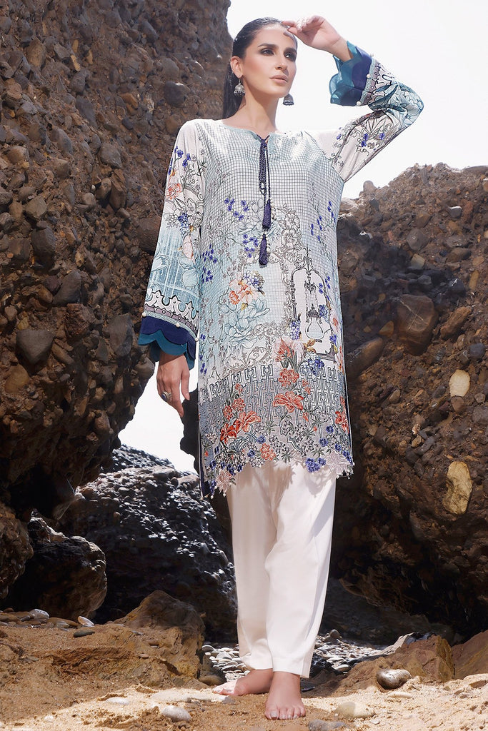 Jade by Firdous · Winter Solitaire Kurti – K-19846