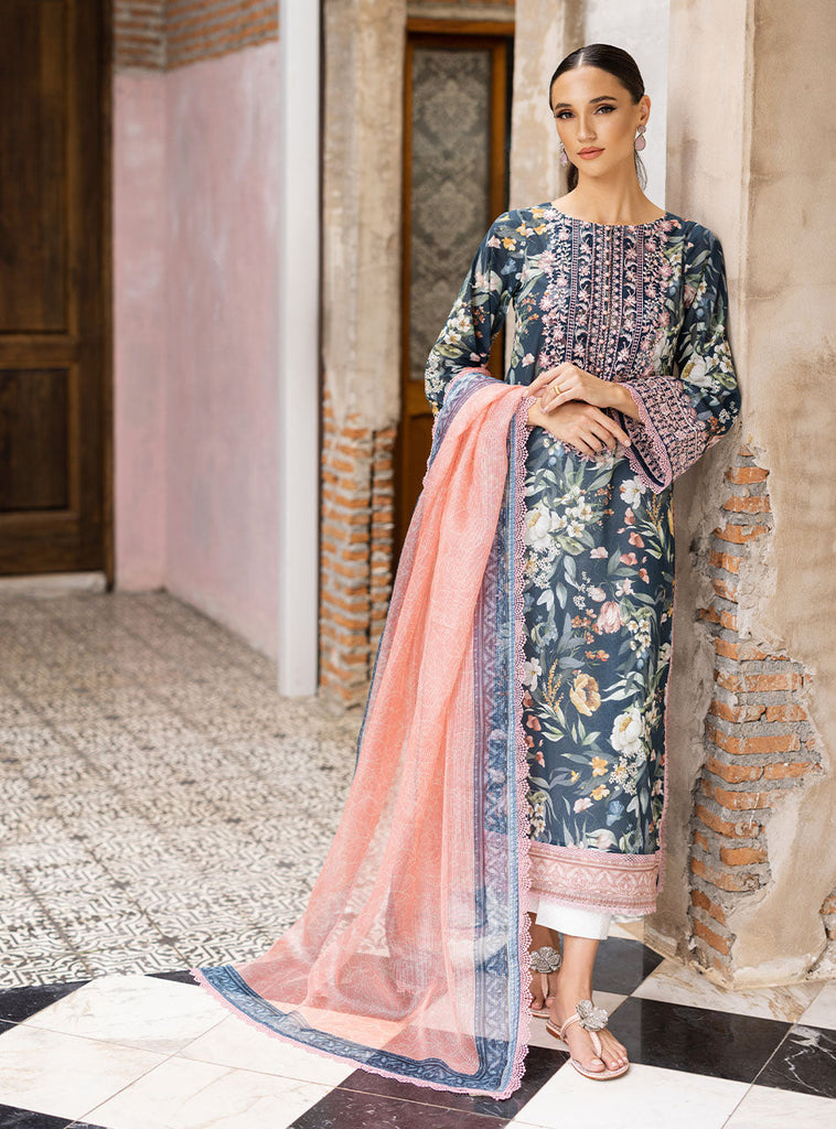 Zainab Chottani Tahra Lawn Collection  – Jade-charm 1B