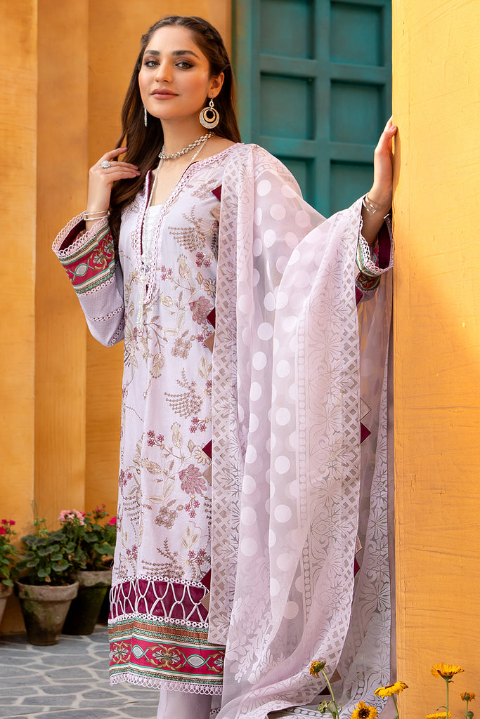 Jahanara Summer Lawn Collection 2022 – J16-12 Lavender