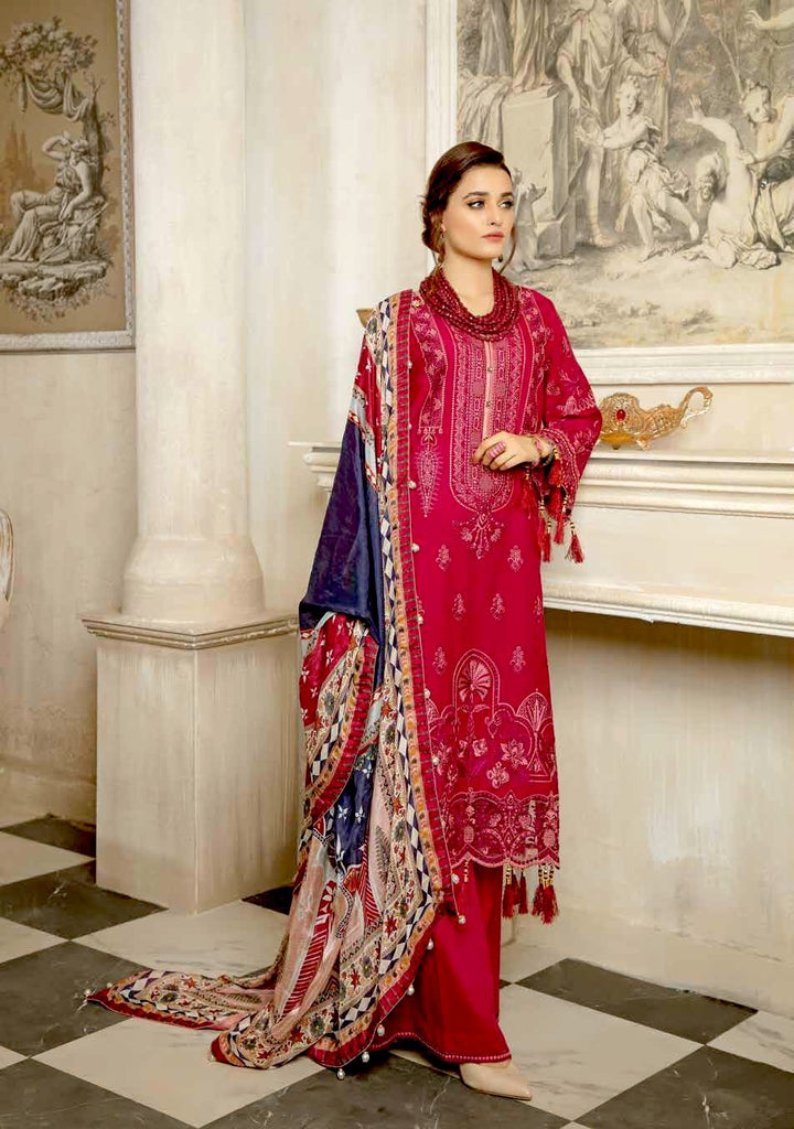 Janique Embroidered Luxury Lawn Collection – Ruby Daze