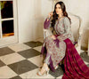 Janique Embroidered Luxury Lawn Collection – Champagne Toast