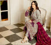 Janique Embroidered Luxury Lawn Collection – Champagne Toast