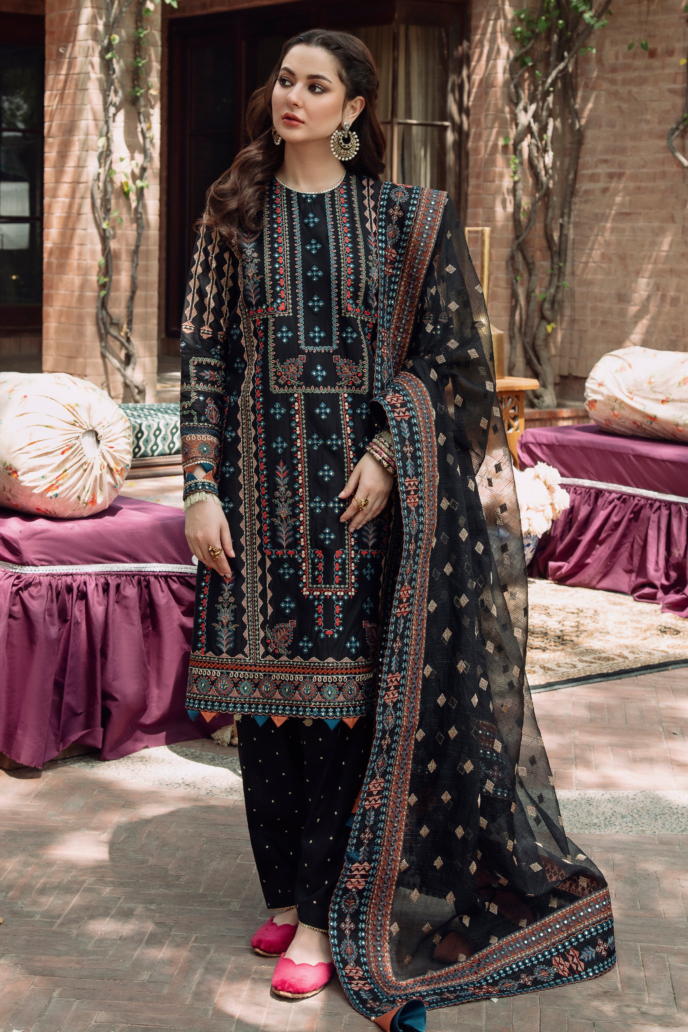 Jazmin Sabrang Festive Eid Luxury Lawn Collection 2022 Shafaq