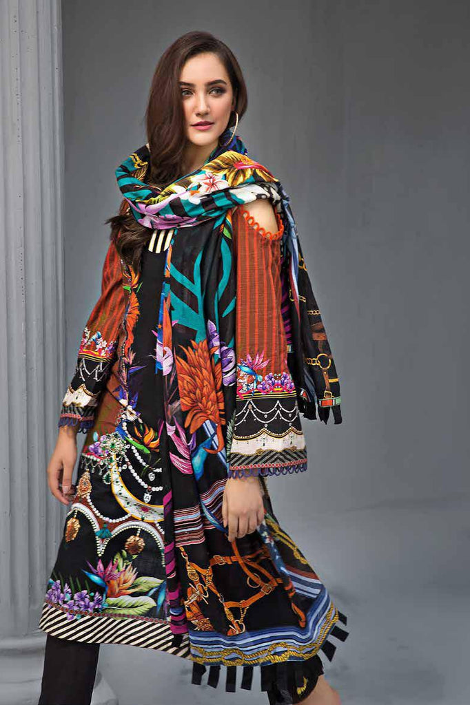 Gul Ahmed Winter Collection 2019 – KCN-01