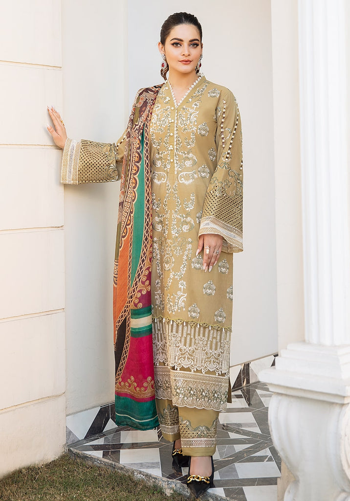 Kahf Luxury Lawn Collection – KLL-4B MANDELA