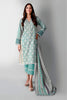 Khaadi Embroidered 3 Piece · Full Suit – B21307 Green