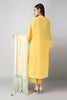 Khaadi Embroidered 3 Piece Suit · Full Suit – RB20301 Yellow