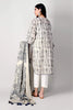 Khaadi Printed 2 Piece Suit · Kameez Dupatta – L21206 Grey