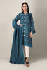 Khaadi Printed 2 Piece Suit · Kameez Dupatta – L21207 Green