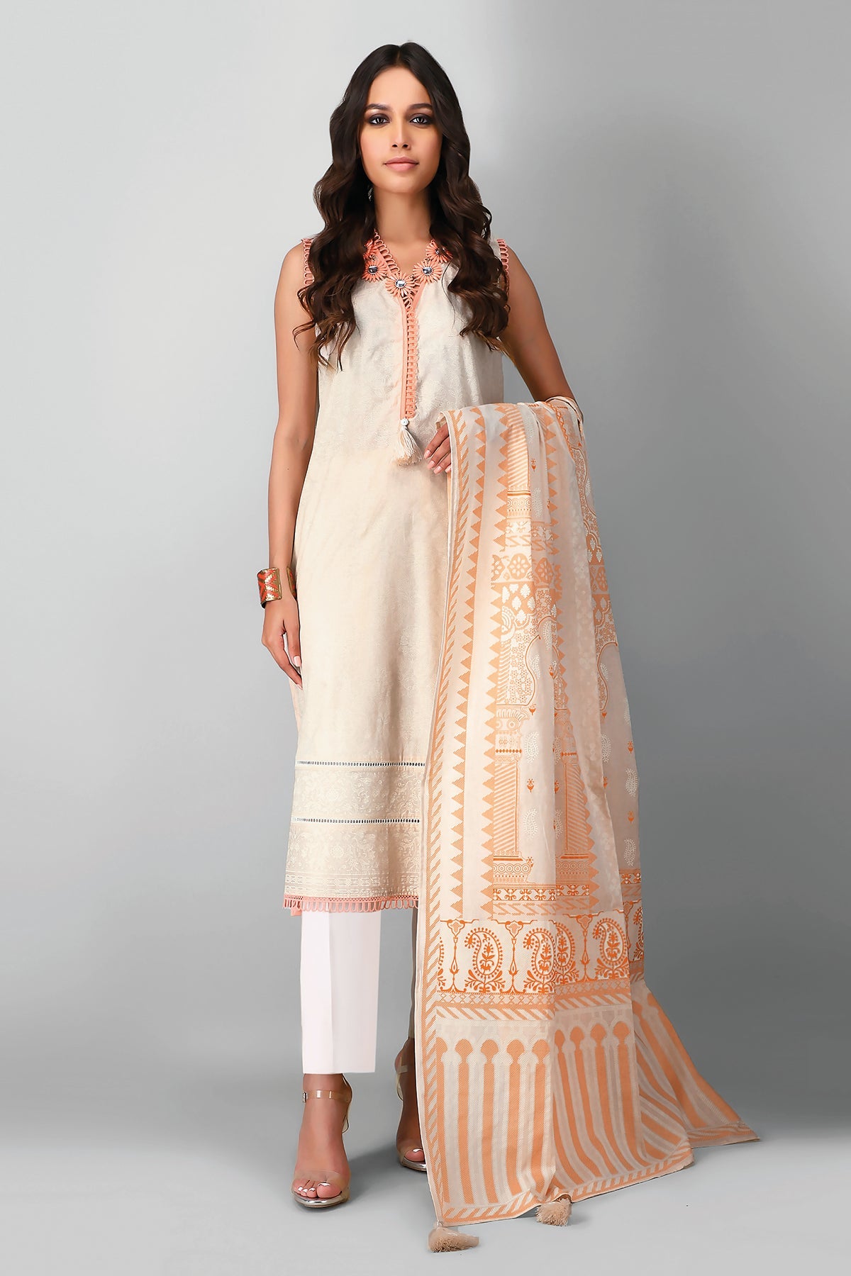 Buy Baana Women's Linen Khadi Design with Candle Print Suit (Grey, Free  Size) at Amazon.in