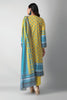 Khaadi Printed 3 Piece · Full Suit – A210544 Yellow