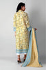 Khaadi Printed 3 Piece · Full Suit – A21311 Yellow
