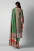 Khaadi Printed 3 Piece Suit · Full Suit – A2104039 Green