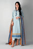 Khaadi Printed 3 Piece Suit · Full Suit – A21337B- White