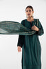 Khaadi 3pc Dyed Embroidered Dobby Suit (BDO2207) GREEN