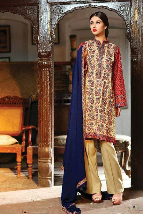 Charizma Nation Gold Winter Collection - LP555A - YourLibaas
 - 1