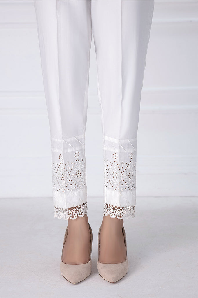 LSM Lakhany 1 Piece Embroidered Cambric Stitched Trouser – T-2849 (W)