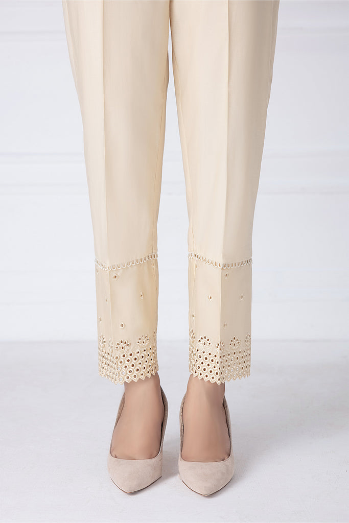 LSM Lakhany 1 Piece Embroidered Cambric Stitched Trouser – T-2851 (BG)