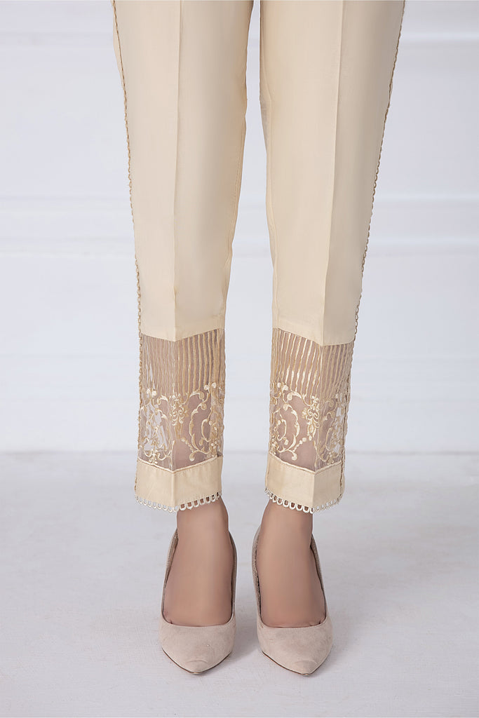LSM Lakhany 1 Piece Embroidered Cambric Stitched Trouser – T-2852 (BG)