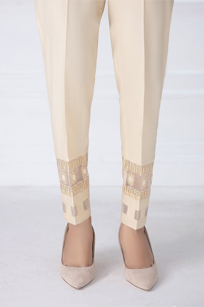 LSM Lakhany 1 Piece Embroidered Cambric Stitched Trouser – T-2853 (BG)