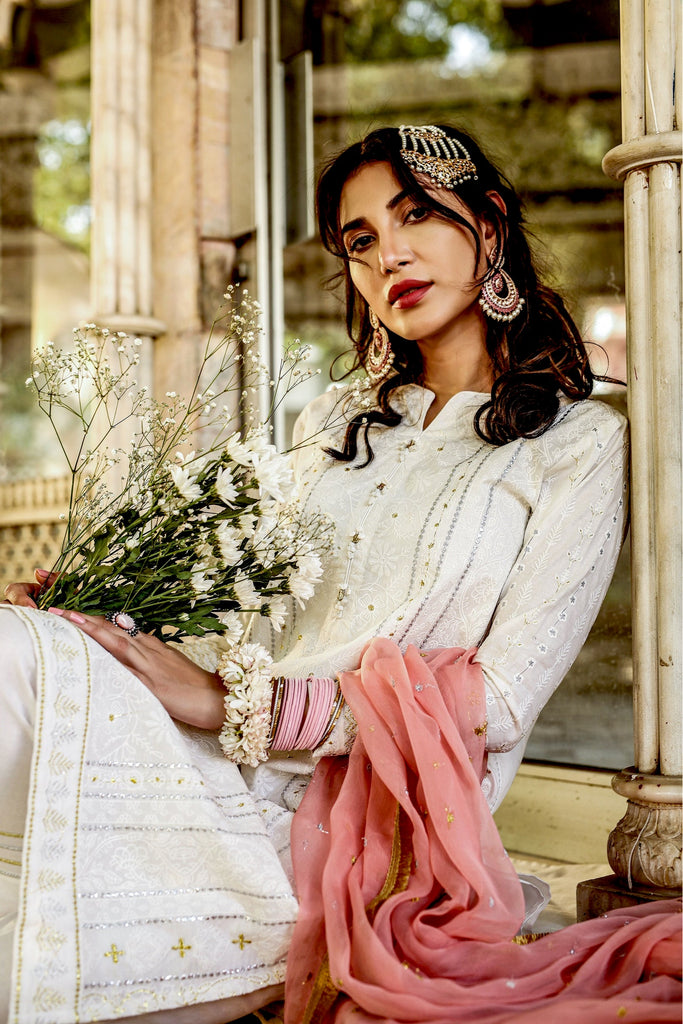 LSM Lakhany Chikankari Collection – CK-9012