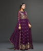 Zarif Embroidered Chiffon Collection 2019 – Lavendar