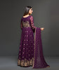Zarif Embroidered Chiffon Collection 2019 – Lavendar