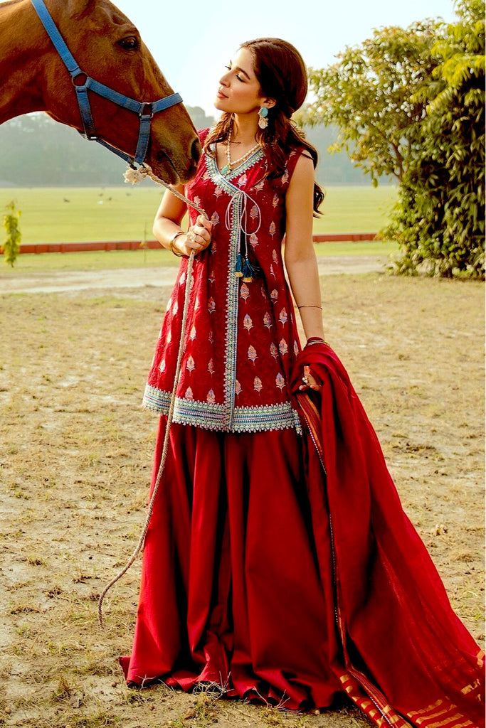 Saira Rizwan Luxury Lawn Collection – MAH-E-MEER SR-01