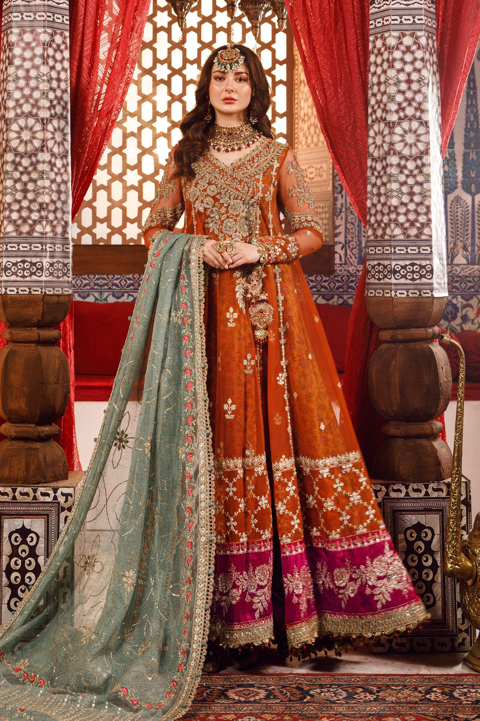 maria b red bridal dresses The joy, color, and charm of iconic 90s weddings transformed into vibrant couture by Retro Shadmani - A Couture Collection by MARIA.B. BRIDES. Launching Tomorrow at 6pm [Brides by MARIA.B