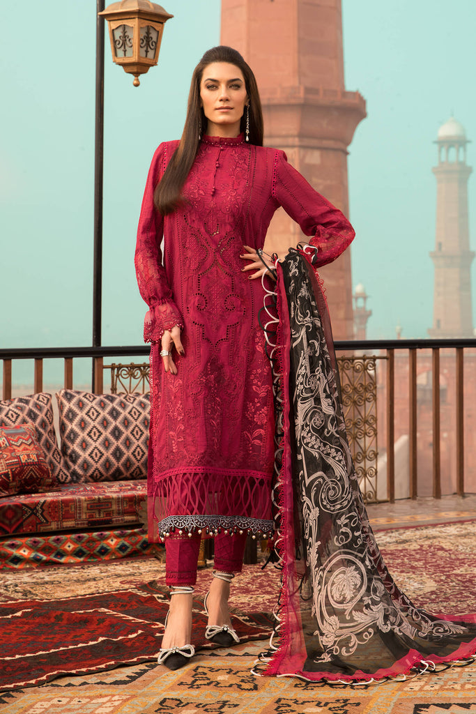 MARIA.B Mein Teri Aan Luxury Lawn Collection 2022 – D-2208-A