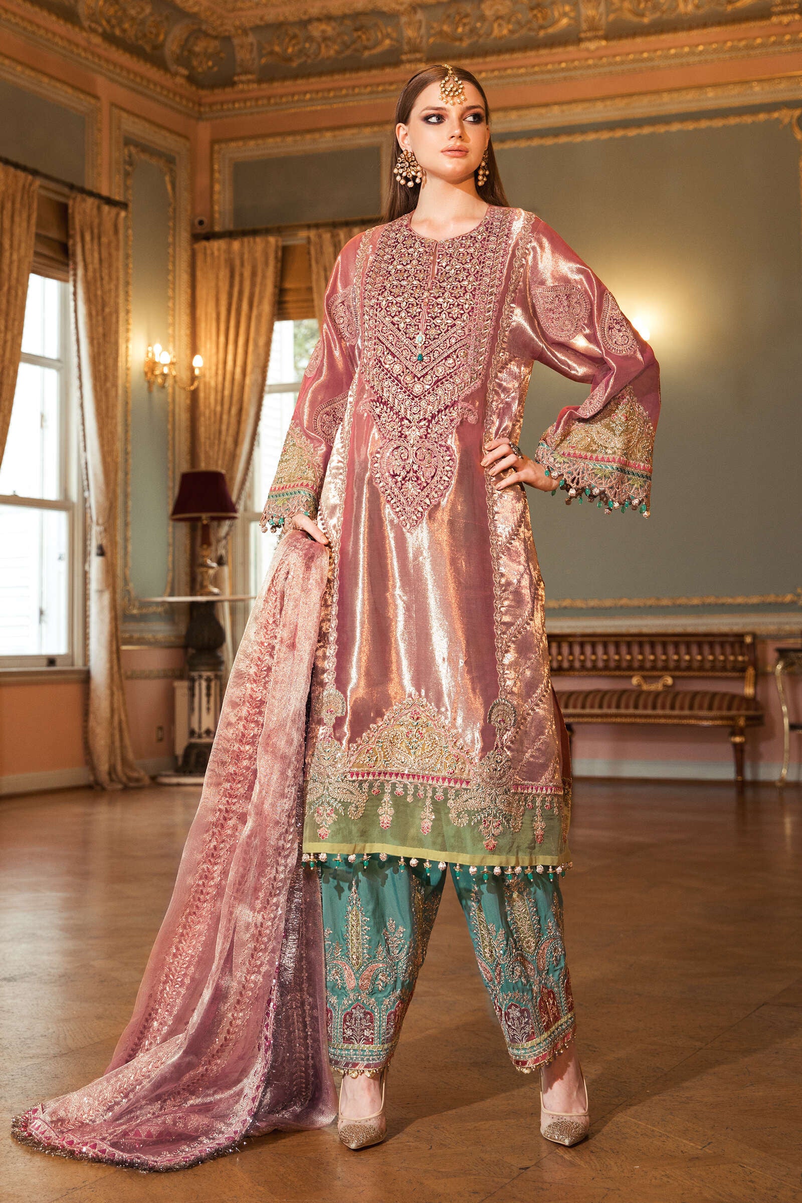 Pink Maria B Wedding Dress 2018 Eid Lawn Collection 2018 D-502 Pastel Pink YourLibaas Pink Maria B Wedding Dress 2018 Eid Lawn Collection 2018 D-502 Pastel Pink YourLibaas