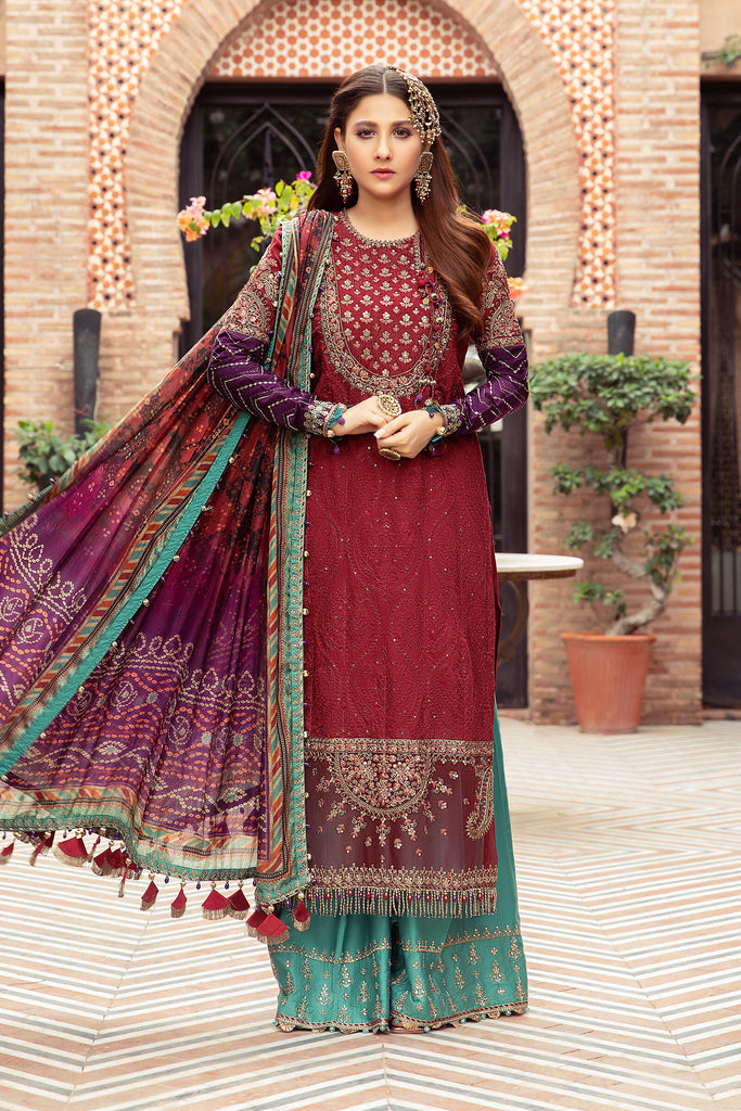 MARIA.B. Sateen Collection  – CST-401-Maroon