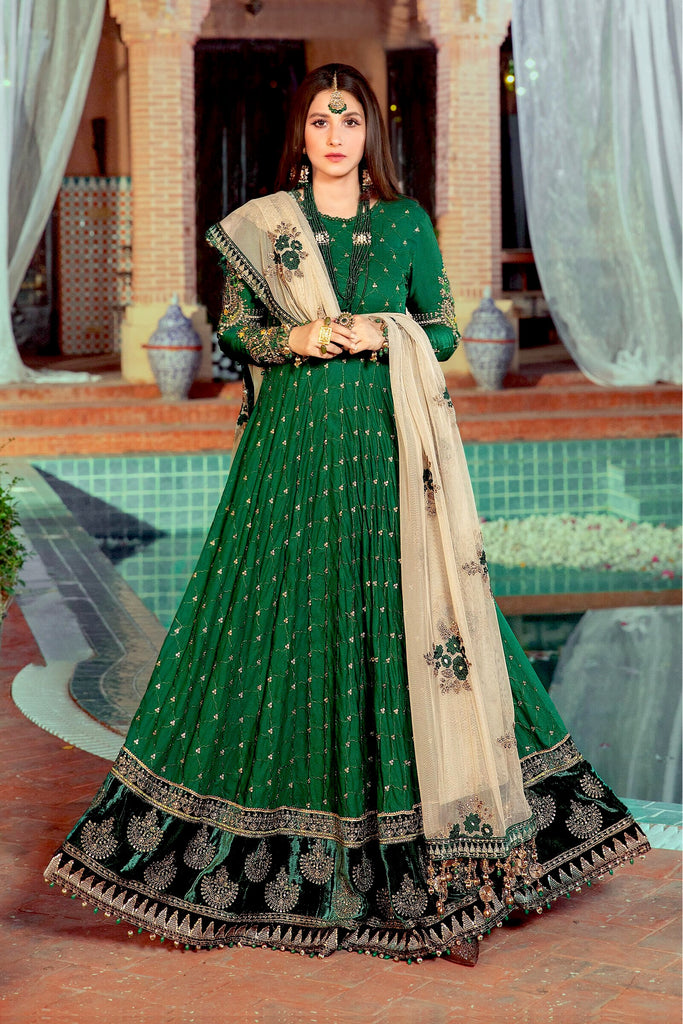 MARIA.B. Sateen Collection – CST-402-Emerald Green