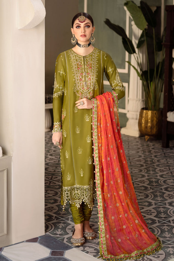 MARIA.B Sateen Formal Collection – Lime Green CST-607